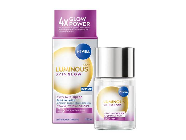 NIVEA Luminous630 Skin Glow Visage Soin Exfoliant Quotidien 100 ml