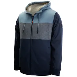Bauer Sherpa Full Zip Hoodie Senior | L blau/marine