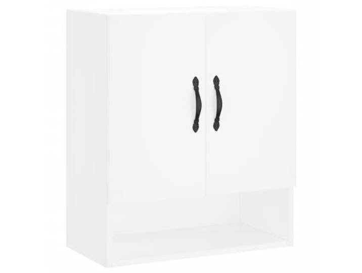 KLGBNCVE Wandschrank Weiß 60x31x70 cm Holzwerkstoff Wandmontage,Stauraum,glatte Oberfläche,dekorative Ablagefläche,Dekoartikel,Zimmerpflanzen,Fotos