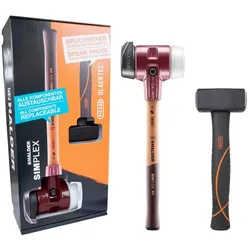 Halder, Hammer, Aktionsbox Dreamteam Bau SIMPLEX-SchonhammerD80/ Superplastik (4250 g)