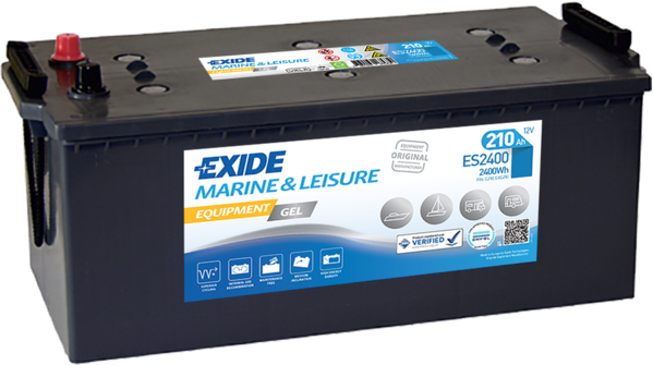Exide Starterbatterie Equipment Gel 12 V, 210 Ah, 1100 A Es2400 12v 68ah