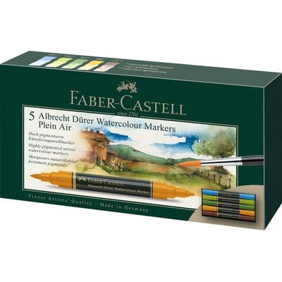 Faber-Castell Aquarellmarker Albrecht Dürer, 5er Set, Plein Air