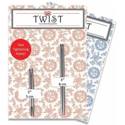 ChiaoGoo Auswechselbare Nadelspitzen TWIST Short Combo / 4 Stück (2 Paar), Nadel