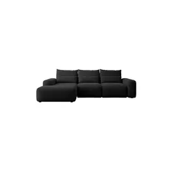 Selsey Ecksofa mit Schlaffunktion  ¦ schwarz ¦ Maße (cm): B: 264 H: 82