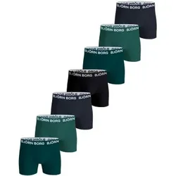 Björn Borg 7P Cotton Stretch Boxer Mixed Baumwolle Large Herren