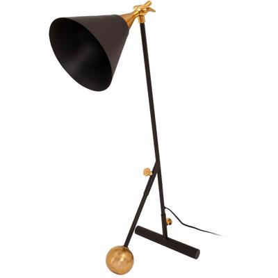 KAYOOM Tischleuchte "Tischlampe Celeste 225", gold (schwarz, gold), 1, H: 76cm, 1 Stk., Leuchten, hochmodern, wertig, Tischleuchte