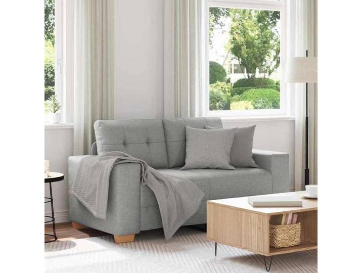 Black Friday SOFA - Adule/enfant - Canapé Gris nuage 160x77x82 cm tissu EU01_2377850