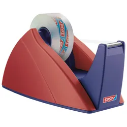 tesa Easy Cut® Tischabroller rot/blau