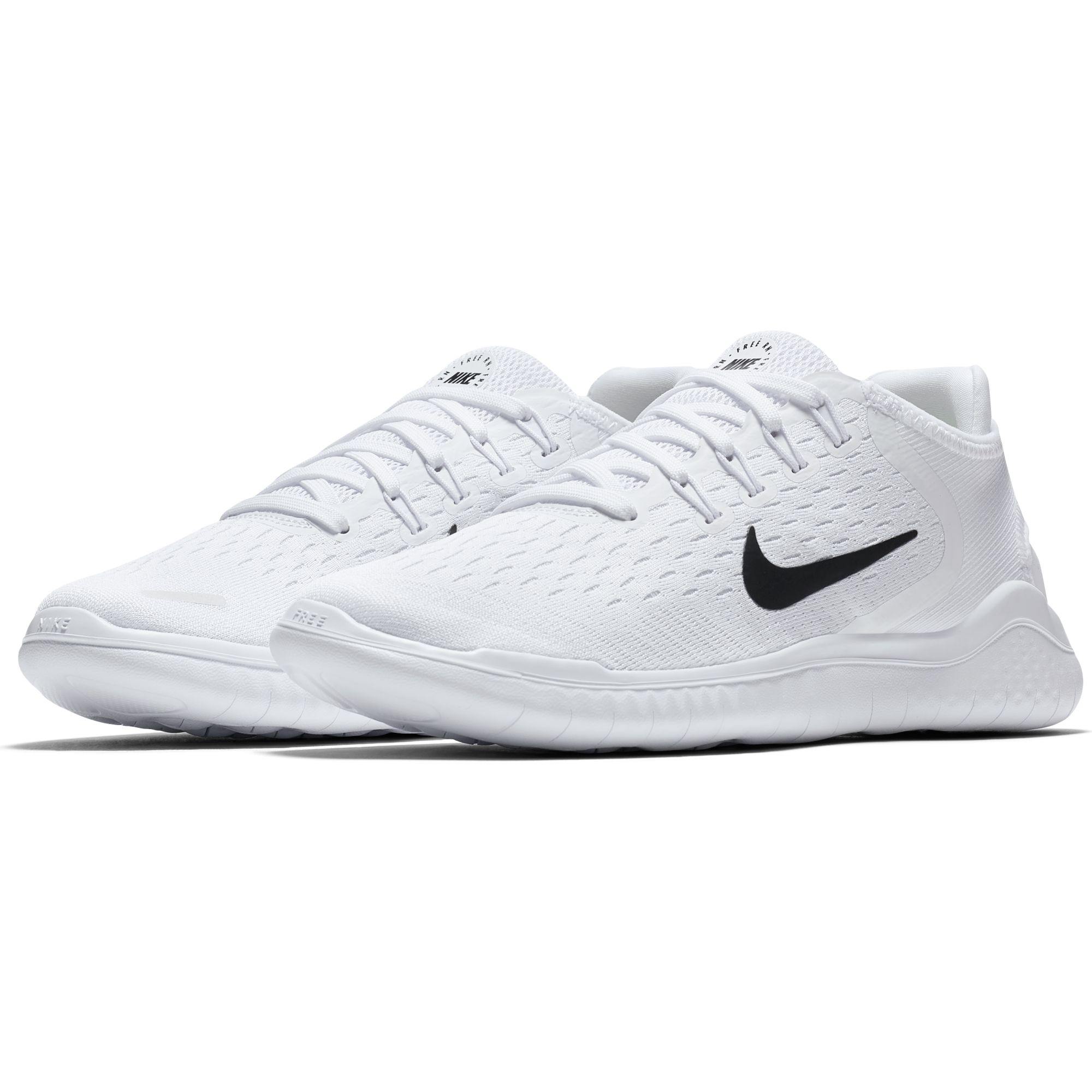 Nike Free Run 2018 Damen Laufschuhe weiß/schwarz EUR 38.5 US 7.5
