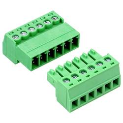 Donau Elektronik HNS381-06 Steckverbinder Polzahl 6 PA66, Messing, Stahl 8 A 300 V Geeigneter Leiterquerschnitt: 0,08 mm² - 1,5 mm²