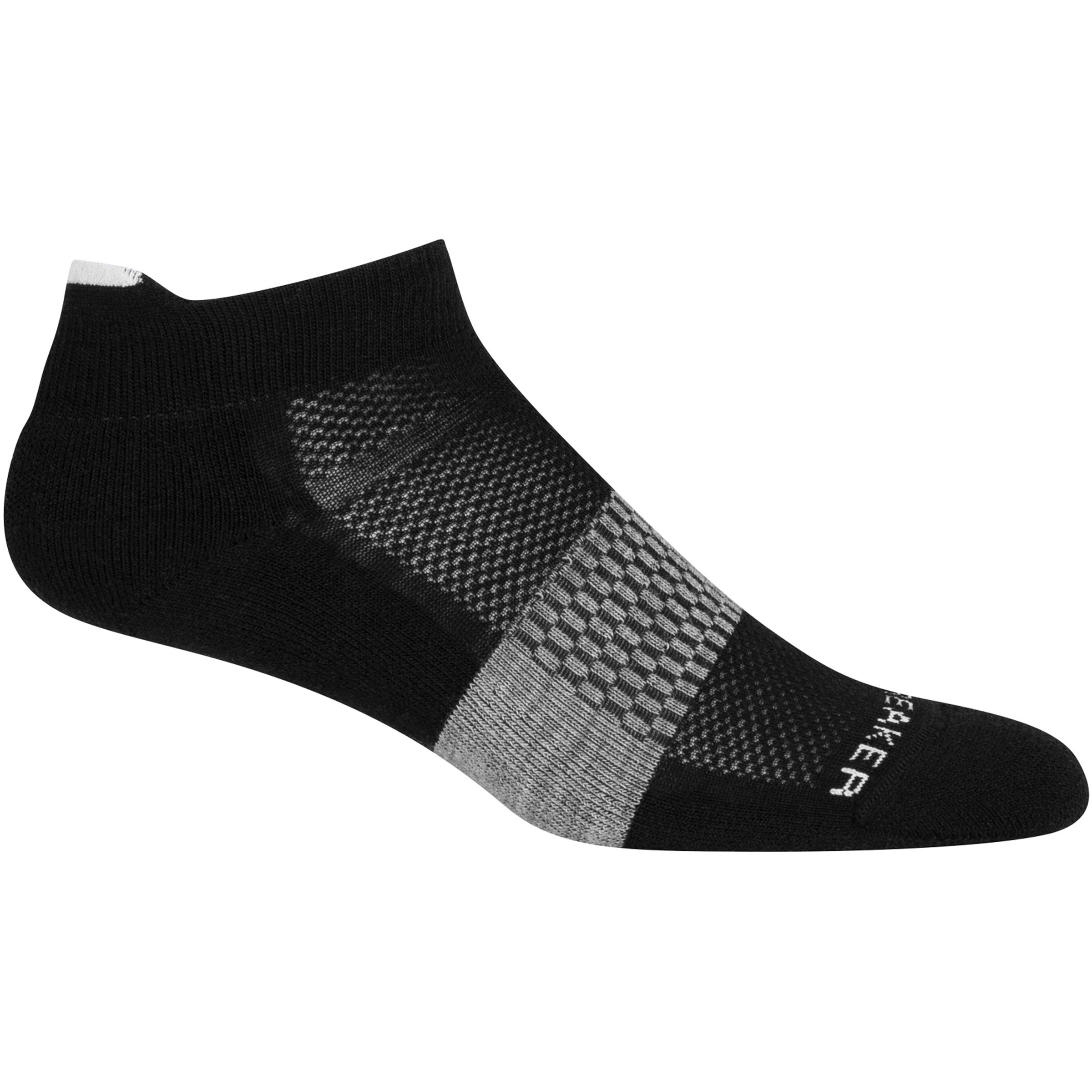 Icebreaker Multisport Light Micro Damen Fahrradsocken schwarz Größe 35 Rennrad | Laufen | Gravel Widerstandsfähig Merinowolle