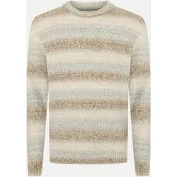 Strickpullover mit Streifenmuster Mehrfarbig XXL