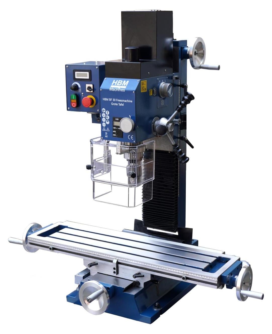 HBM Borstelslijpmachine met groot werkblad