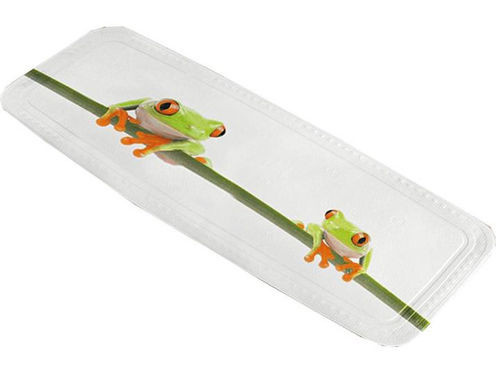 Wanneneinlage KLEINE WOLKE Frog , grün, B:36cm L:92cm, Kunststoff, Wanneneinlagen, Wanneneinlage