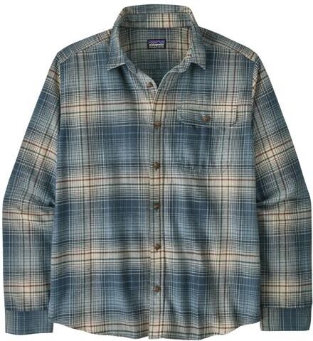 Patagonia Mens L/S LW Fjord Flannel Shirt, Melting Ombre / Summit Blue S