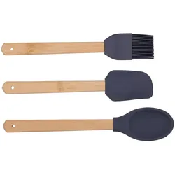 Alpina Besteck Küchenutensilien, Kochbesteck, Grau, Beige