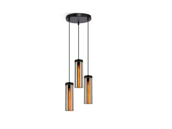 Stefan - suspension en métal, coloris noir, l 22 cm, e27, max. 25 w