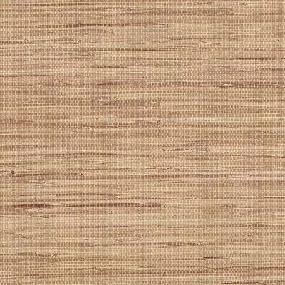 Grasscloth Scranton 32.7 Ft. x 20.5 In. Vinyl Brown Faux Grasscloth Wallpaper Covering