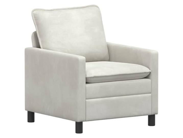 KTHLBRH Sofa-Set, 2-teilig, Samt, cremefarben Robustes Metallgestell, doppellagige Kissen, modernes lineares Design