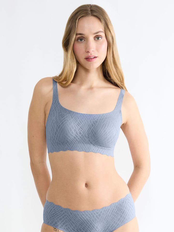 Sloggi Bustier "Zero Feel Bliss" in Hellblau - XS