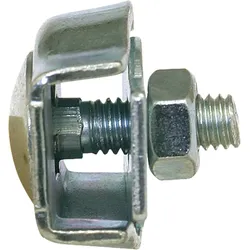 Simplex Seilklemme mit Schraube, verzinkt, maximaler Ø Seil: 6 mm