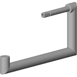 Dornbracht Rohr mit Aufnahme 90282264100-08 platin