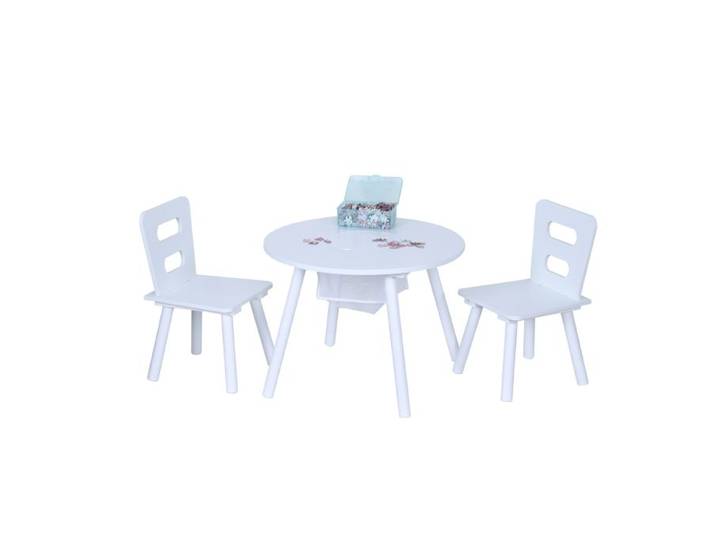 Relaxdays 3-teilige Kindersitzgruppe mit Stauraum
