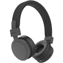 Hama Bluetooth-Kopfhörer Freedom Lit II, On-Ear, faltbar, mit Mikrofon, Schw (Kabellos), Kopfhörer, Schwarz