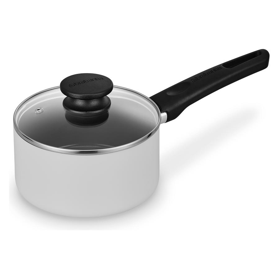 Brabantia Indu+ Saucenpfanne, 16 cm, Antihaft (Stielkasserolle, Aluminium, 16 x 12.60 cm) (45633212)