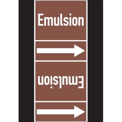 Rohrleitungskennzeichen Emulsion - 33000x105 mm Folie selbstklebend