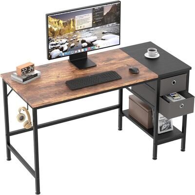No "Computer Desk with Drawers 47"" Study Writing Desks"