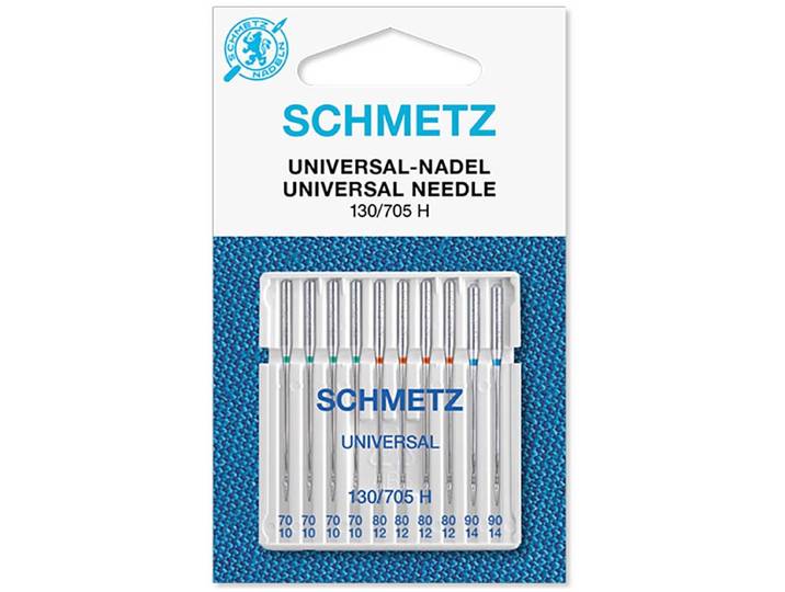 Schmetz Universeel Naalden Dikte 70 t/m 90 - 1 x 10 Naalden op kaart