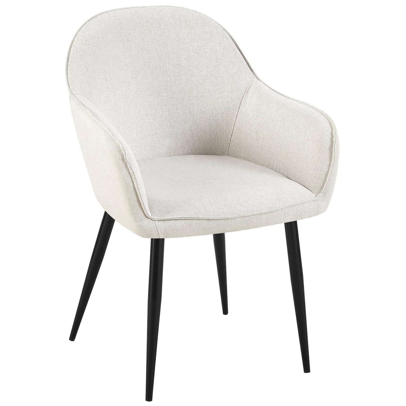 CLP Esszimmerstuhl Boise Stoff - Farbe: creme