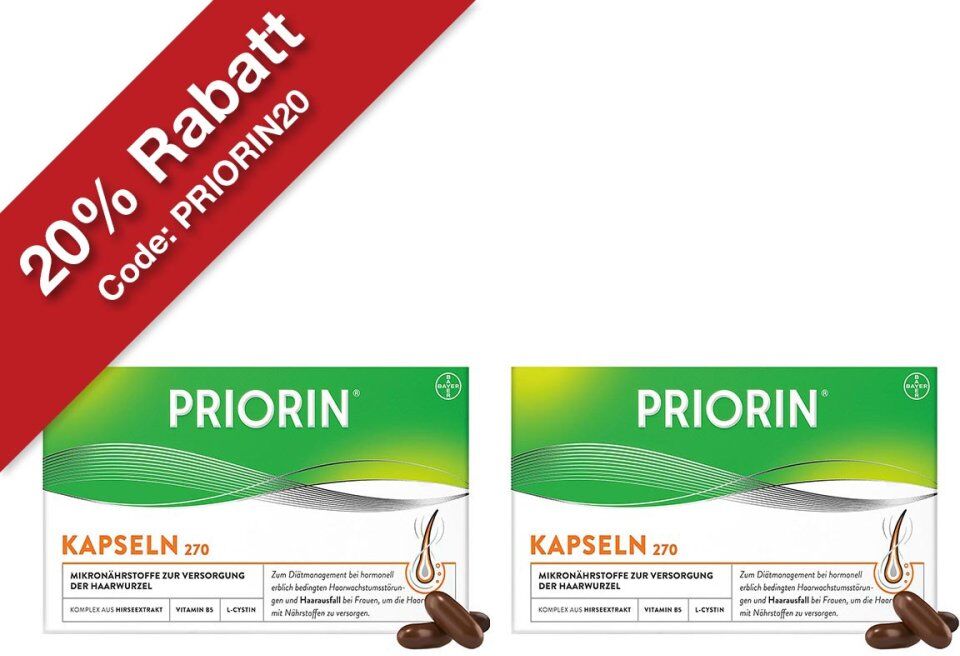 Priorin Kapseln bei Haarausfall 2x270stk