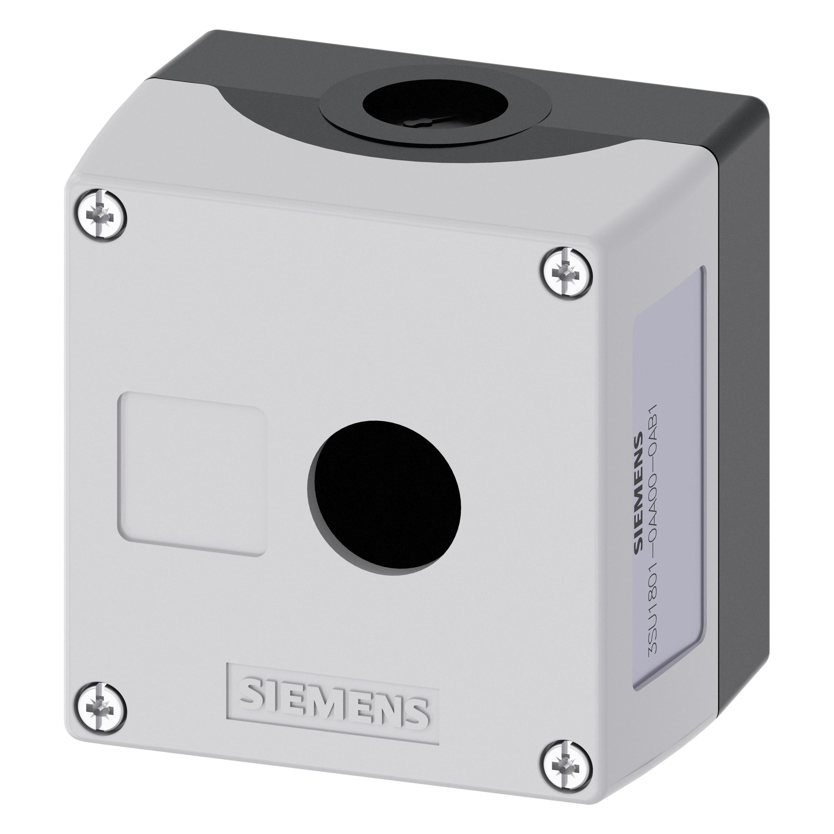 Siemens Enclosure for command devices, 22mm (Gehäuse) (3SU1801-0AA00-0AB1)