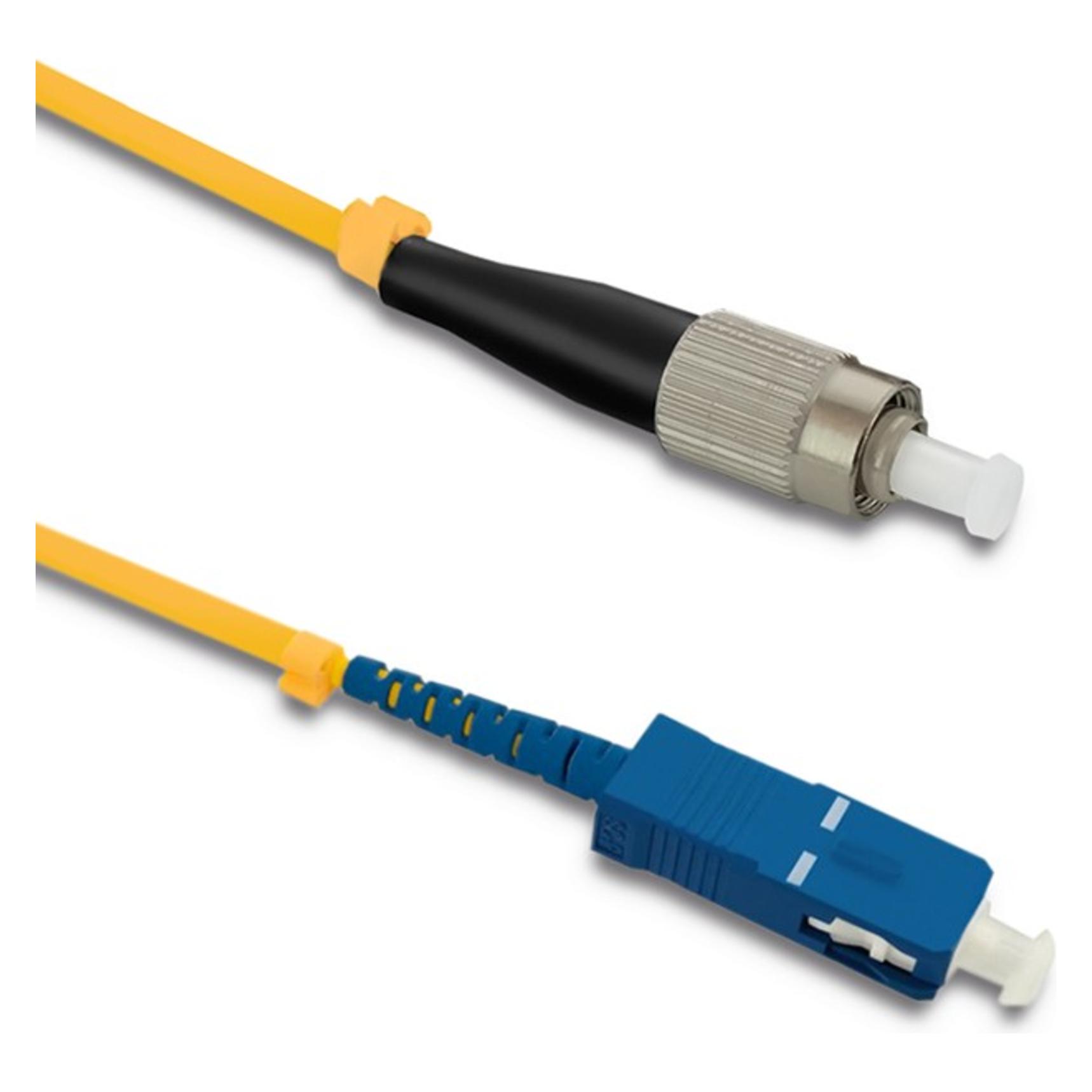 Qoltec Patchcord światłowodowy FC/UPC - SC/UPC | Singlemode | 9/125 | G652D | Simplex | 50m (50 m) (54322)