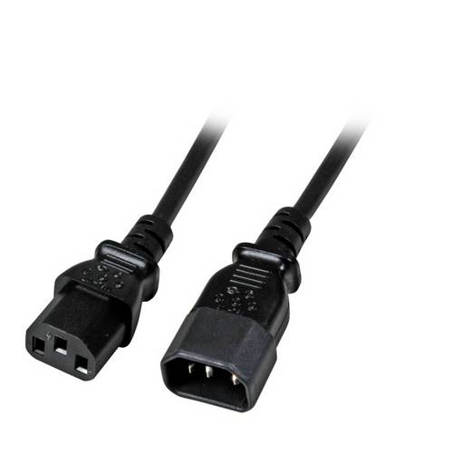 EFB Elektronik Strom Anschlusskabel 5 m Schwarz
