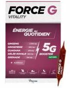 Vitavea Force G Vitality Énergie au Quotidien 10 Unités - Boîte 10 ampoules de 10 ml