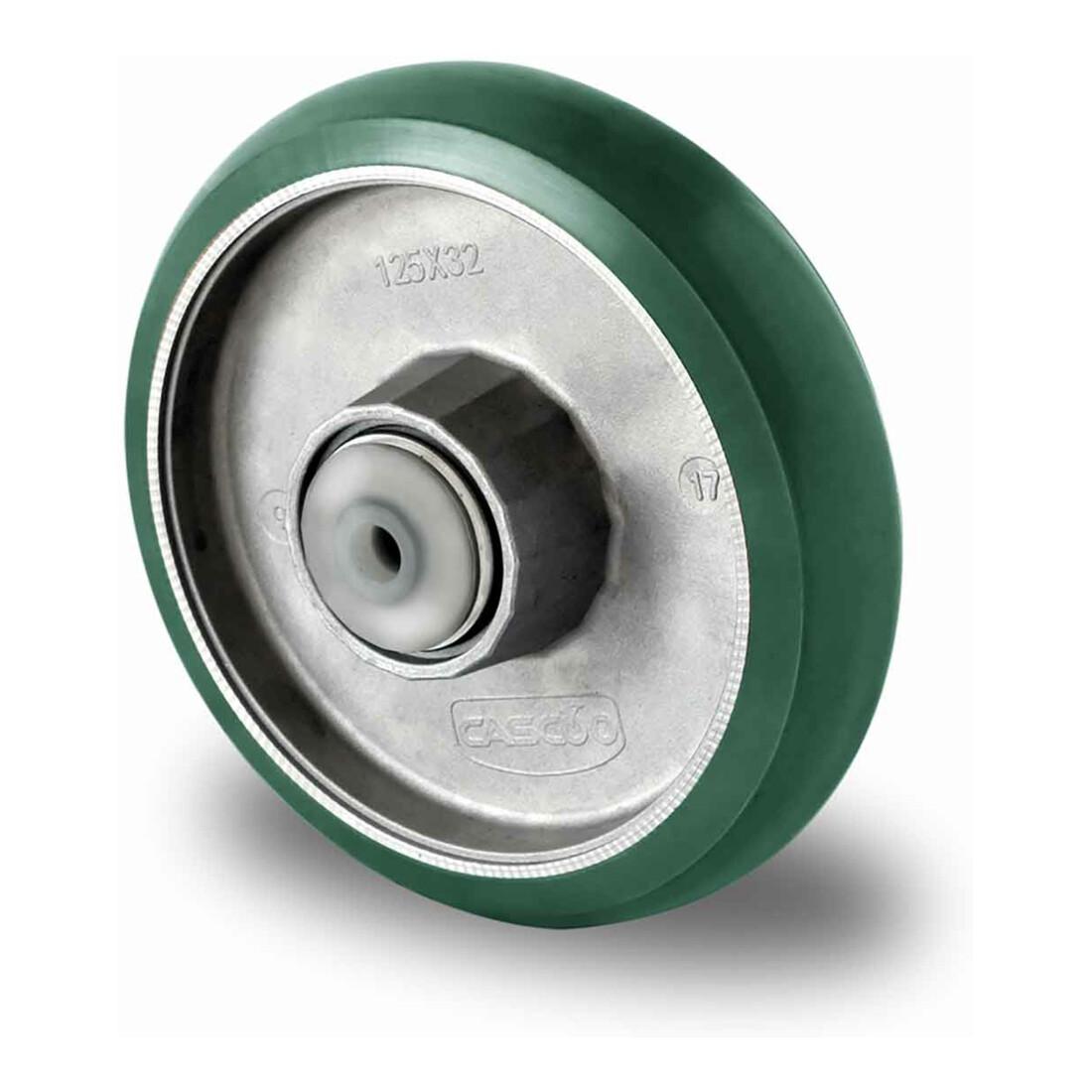 CASCOO Rad ø 125 mm Serie AAX7 Doppelkugellager (125AAX7D39)