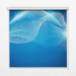 INNENROLLO - Fensterrollo - Rollo - 150x180 cm - Blaue Animation