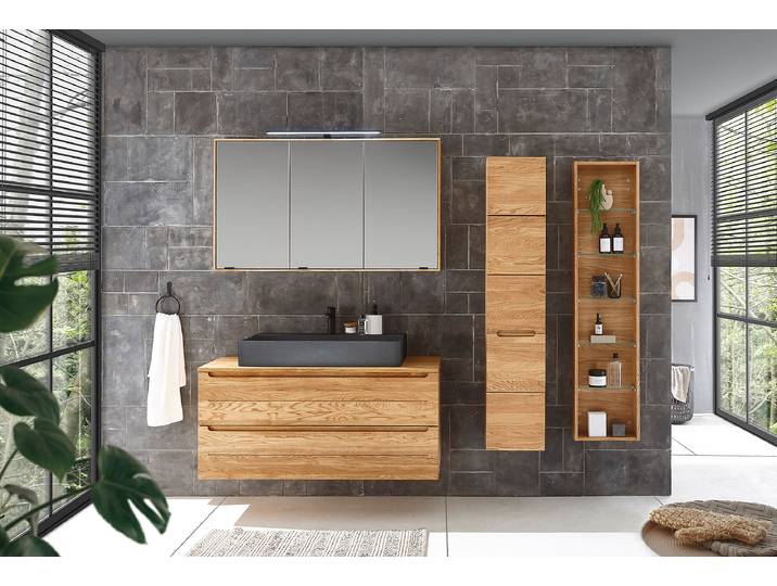 Meuble sous-vasque 120cm Marron