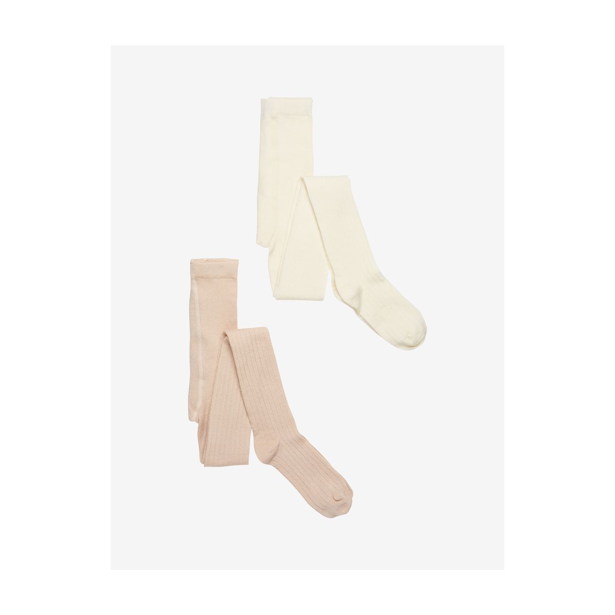 Minymo Stocking - rib (2-pack) off white (120) 80\86 5873-120-80\86