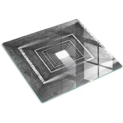 GLASPLATTE 60x52 cm Ziegel