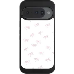 Nivocase Hülle für Google Pixel 10 Handyhülle NIVOcore Case Schwarz Muster Schleife Schleifen (Google Pixel 10), Smartphone Hülle, Schwarz