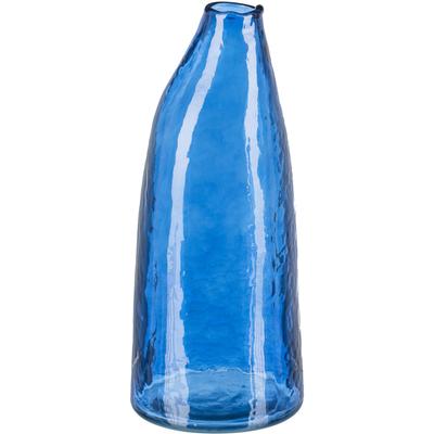Dekovase CREATIV HOME "Vase", royalblau, H:28cm Ø:11,5cm, Vasen, mit durchbrochenem Design