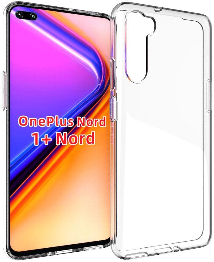 INCOVER OnePlus Nord Fleksibelt Cover - Gennemsigtig