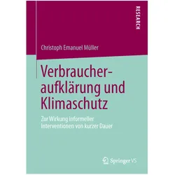 Verbraucheraufklärung und Klimaschutz, Fachbücher von Christoph Emanuel Müller