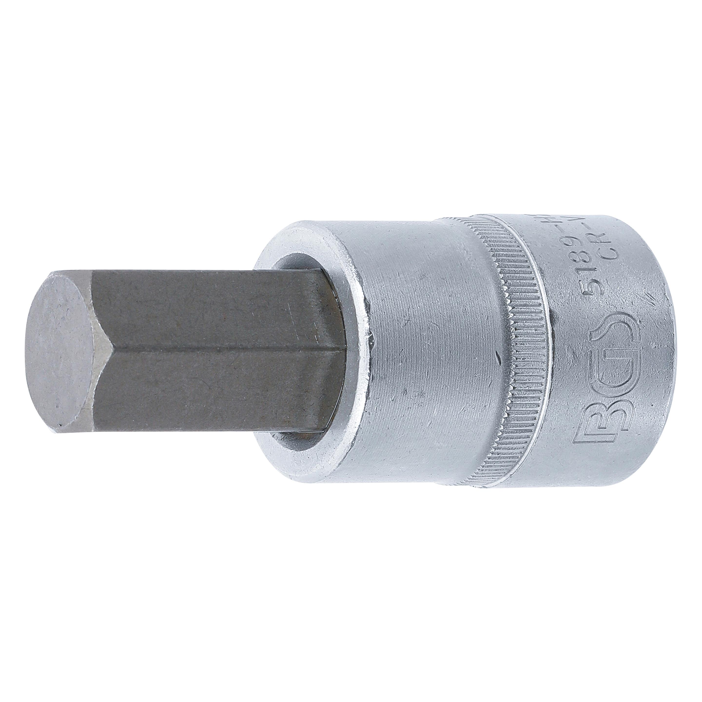 BGS Bit-Einsatz Antrieb Innenvierkant 20 mm (3/4") Innensechskant 22 mm (5189-H22)