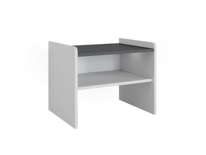 Vicco Esszimmerbank Roman Weiß 53.5 x 41.1 cm, Holzwerkstoff, Rechteckig, 53.5x43x41.1 cm, Esszimmer, Bank, Sitzbänke