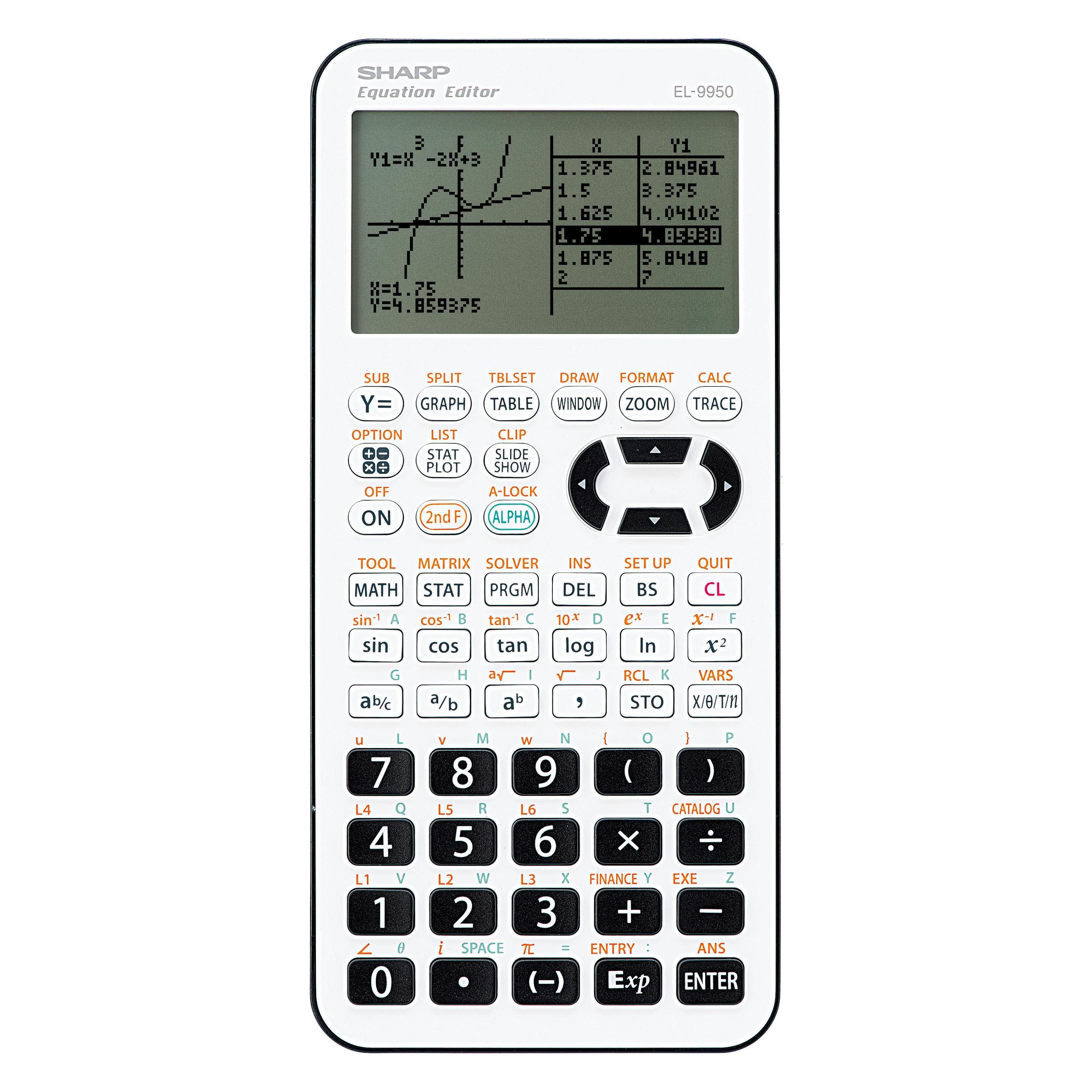 Sharp Grafikrechner EL-9950 G SII 2 in 1 (Batteriebetrieb) (EL-9950)